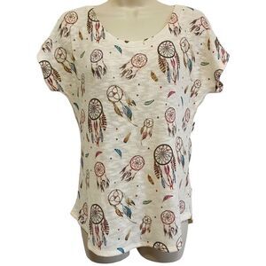 GAZE Dream Catcher Knit Blouse Top